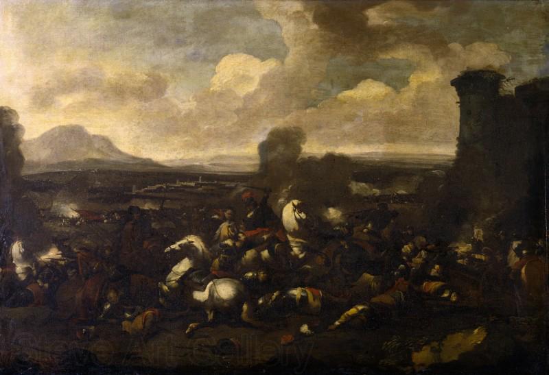 Jacques Courtois Battle Norge oil painting art
